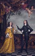 Gerard van Honthorst, Willem II (1626-50), prince of Orange, and his wife Maria Stuart